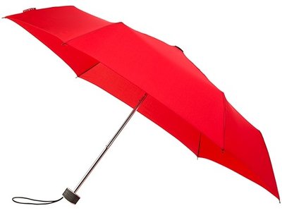 miniMAX Flat opvouwbare windproof paraplu rood