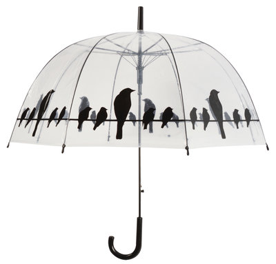 Esschert Design transparante kraaien paraplu