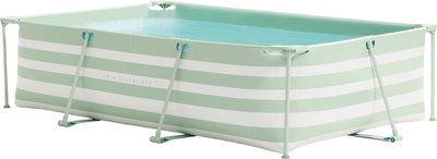 Swim Essentials Frame zwembad 300x200x75 cm groen/wit - met filterpomp