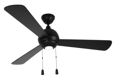 Beacon Bordono zwart plafondventilator 122 cm
