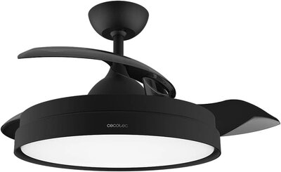 Cecotec EnergySilence Aero LED zwart plafondventilator 106 cm - Met inklapbare bladen