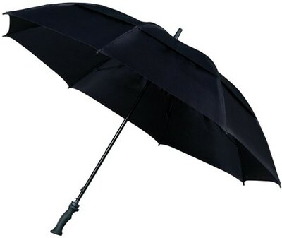 Falcone Storm windproof golfparaplu zwart
