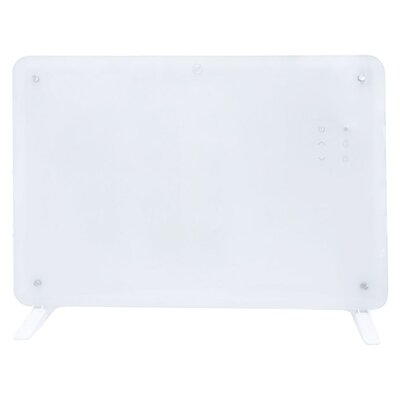Emerio GR-133080.1 Glass convectorkachel wit - 2000 Watt - Timer - Afstandsbediening - IP24 - 60 m3