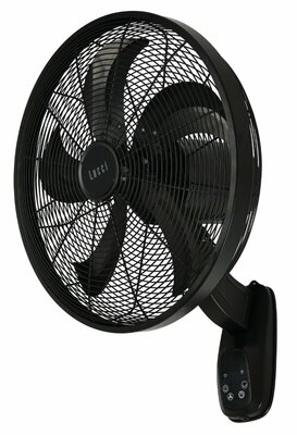 Beacon Glide zwart wandventilator 45 cm - DC-motor